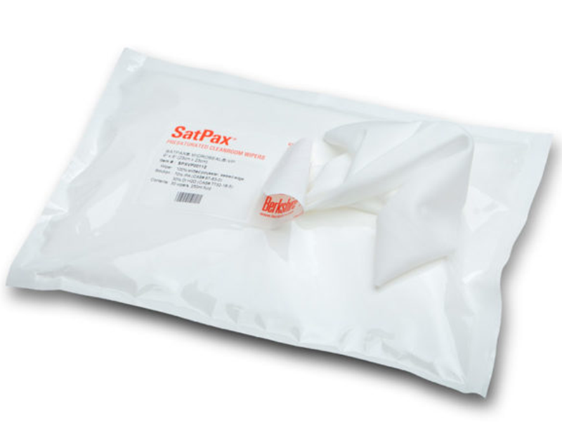 Tissu polyester préimprégné IPA /eau DI sterile Low Endotoxine SatPax® MicroSeal®- SSPVP00112LE