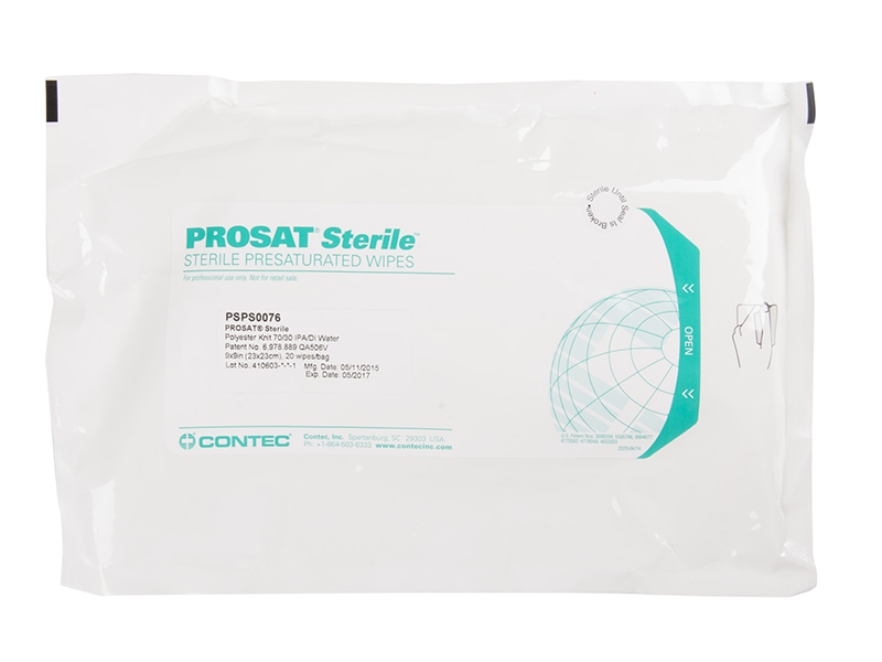Lingettes Stériles CONTEC PROSAT® Polynit Heatseal – PSPS0076 – PSPS0091