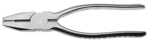 Pince universelle avec coupe fil en Inox