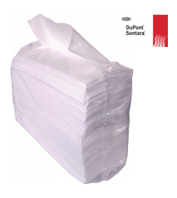 Tissus Cellulose/Polyester blanc lisse SONTARA®pour distributeur inox