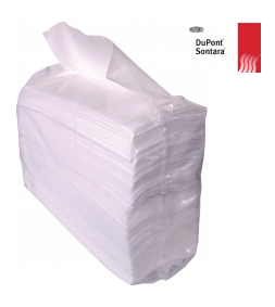 Tissus Cellulose/Polyester blanc lisse SONTARA® pour distributeur inox