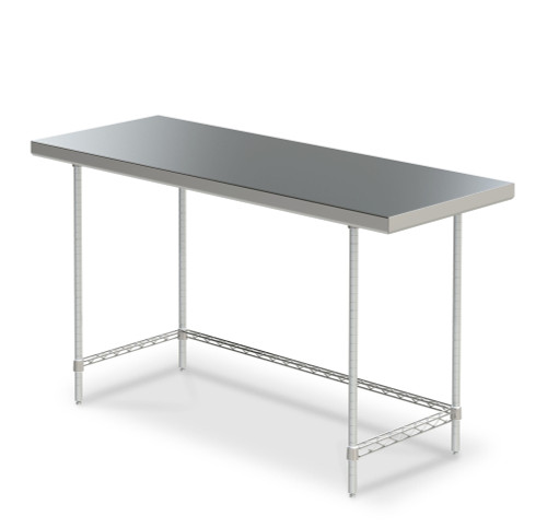 Tables de travail compactes en inox